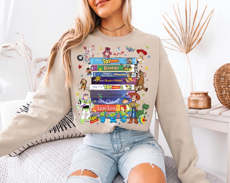 Disney All Characters Books Sweatshirt, Toy Sory And Lion King Library Shirt, Fantasy Bookish Club Sweater, Disneyworld Book Lover Gift Tee