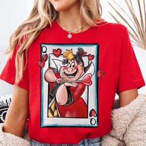 Disney Alice in Wonderland Queen of Hearts Shirt, Off With Their Heads T-shirt, Disney Girls Trip Hoodie, Disneyland Family Matching Gift