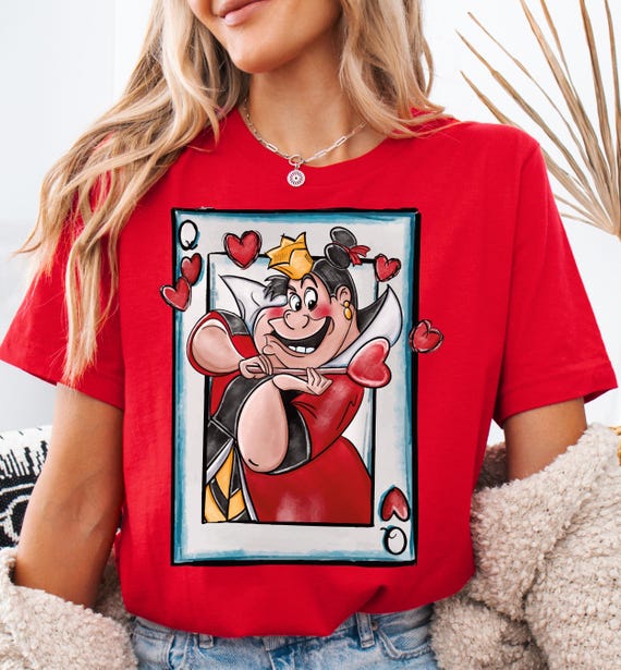 Disney Alice in Wonderland Queen of Hearts Shirt, Off With Their Heads T-shirt, Disney Girls Trip Hoodie, Disneyland Family Matching Gift