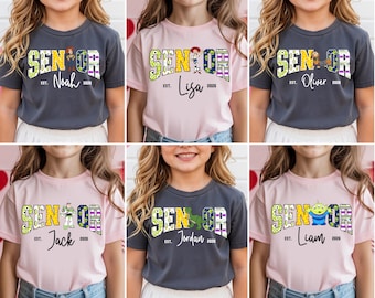 Custom Toy Story Senior Shirt, Disney Senior 2026 Shirt, Jessie & Woody Graduation Tee, Buzz Senior Kid Tee, Family Toy Story Grad Sweater