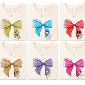 Mickey and Friends Back to School Shirt, Disney Mickey & Friends Coquette Bow Signature T-shirt, Disney First Day Of School Sweatshirt