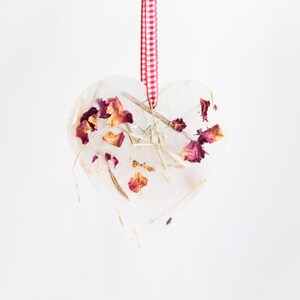 Christmas decoration, Heart shape ornament, Window decoration image 2