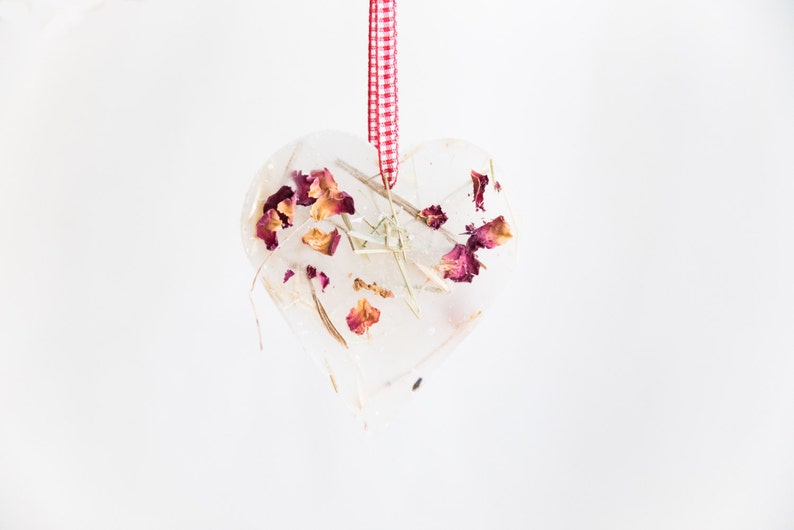 Christmas decoration, Heart shape ornament, Window decoration image 2