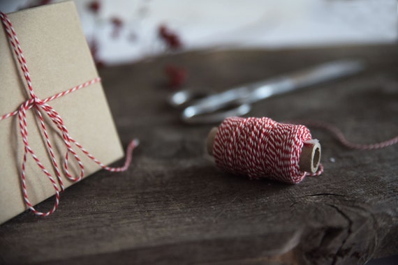 Red and White Bakers Twine