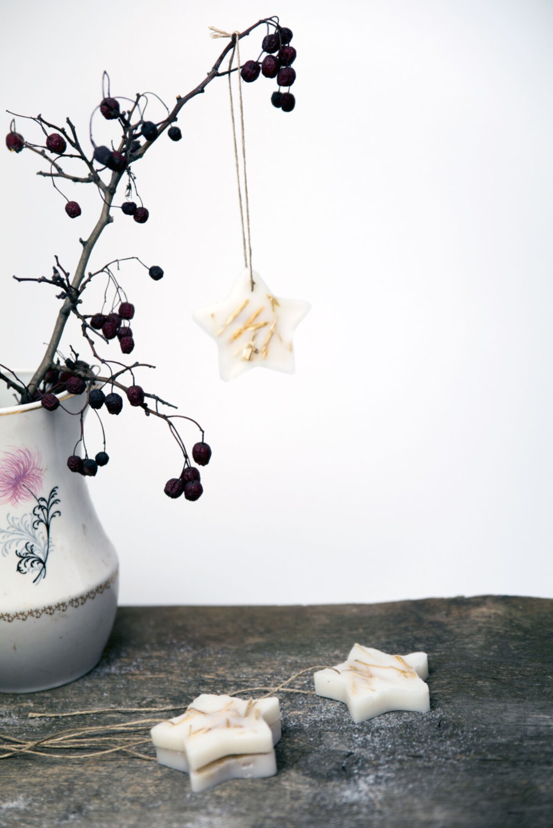 White Star Ornaments Christmas Tree Ornaments White Christmas Ornaments