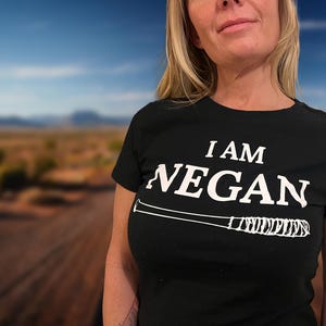 Op Walking Dead geïnspireerd - I Am Negan-T-shirt