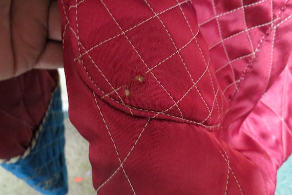 Vintage Japanese Asian Smoking Jacket 1940's Embr… - image 8