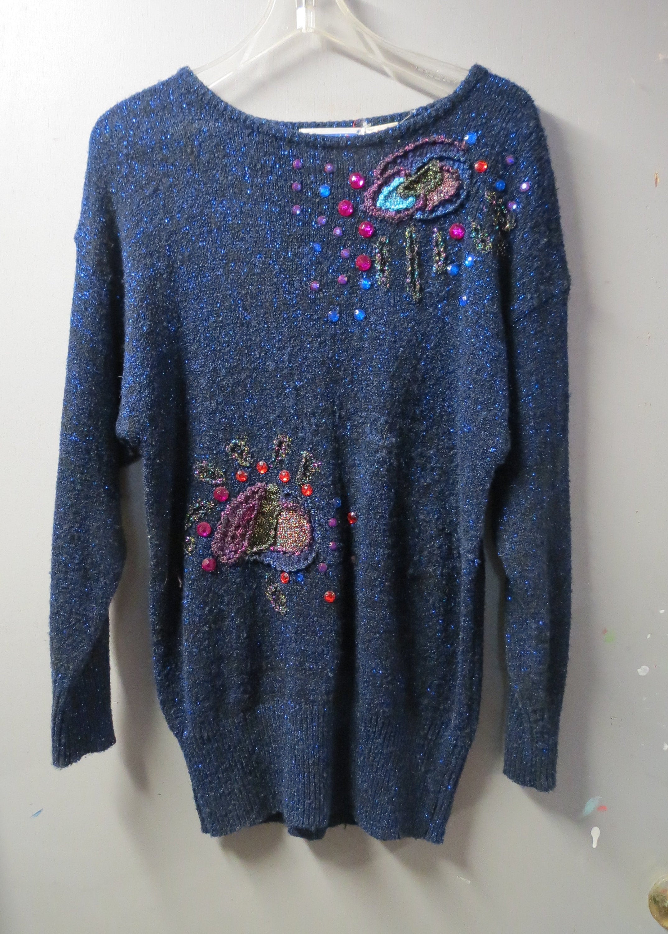 Vintage 80'S Mariea Kim Sweater Artsy 
