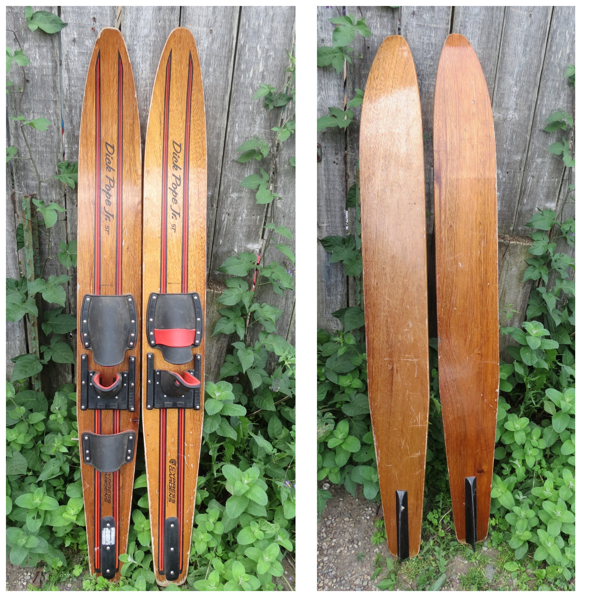 Wooden Water Skis for sale compared to CraigsList Only 2 left at 65