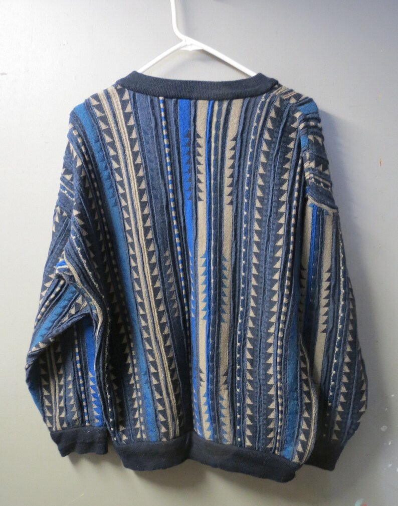 Vintage Toorallie Coogi Style Sweater. Australian Merino wool-size Mens M image 6
