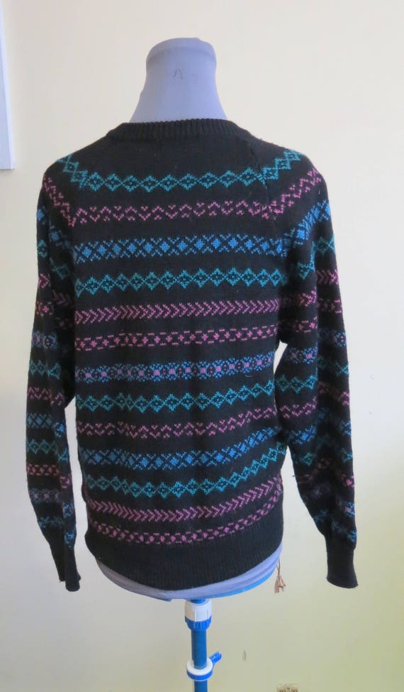 Vintage 1980's  Sierra Woolens Womens Ski Sweater… - image 7