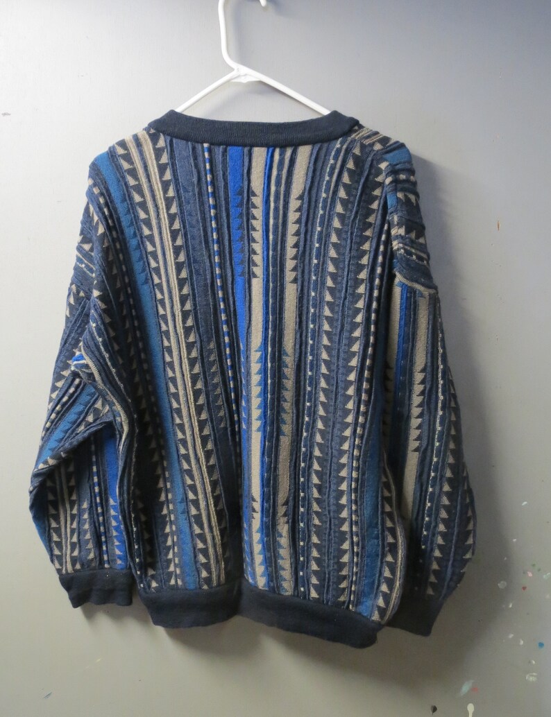 Vintage Toorallie Coogi Style Sweater. Australian Merino wool-size Mens M image 7