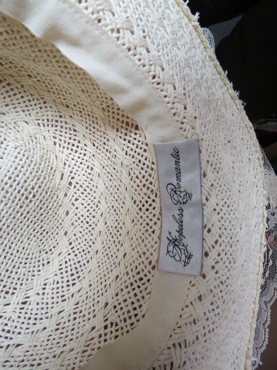 Vintage Hopeless Romantic  Hat, Victorian Trading… - image 6
