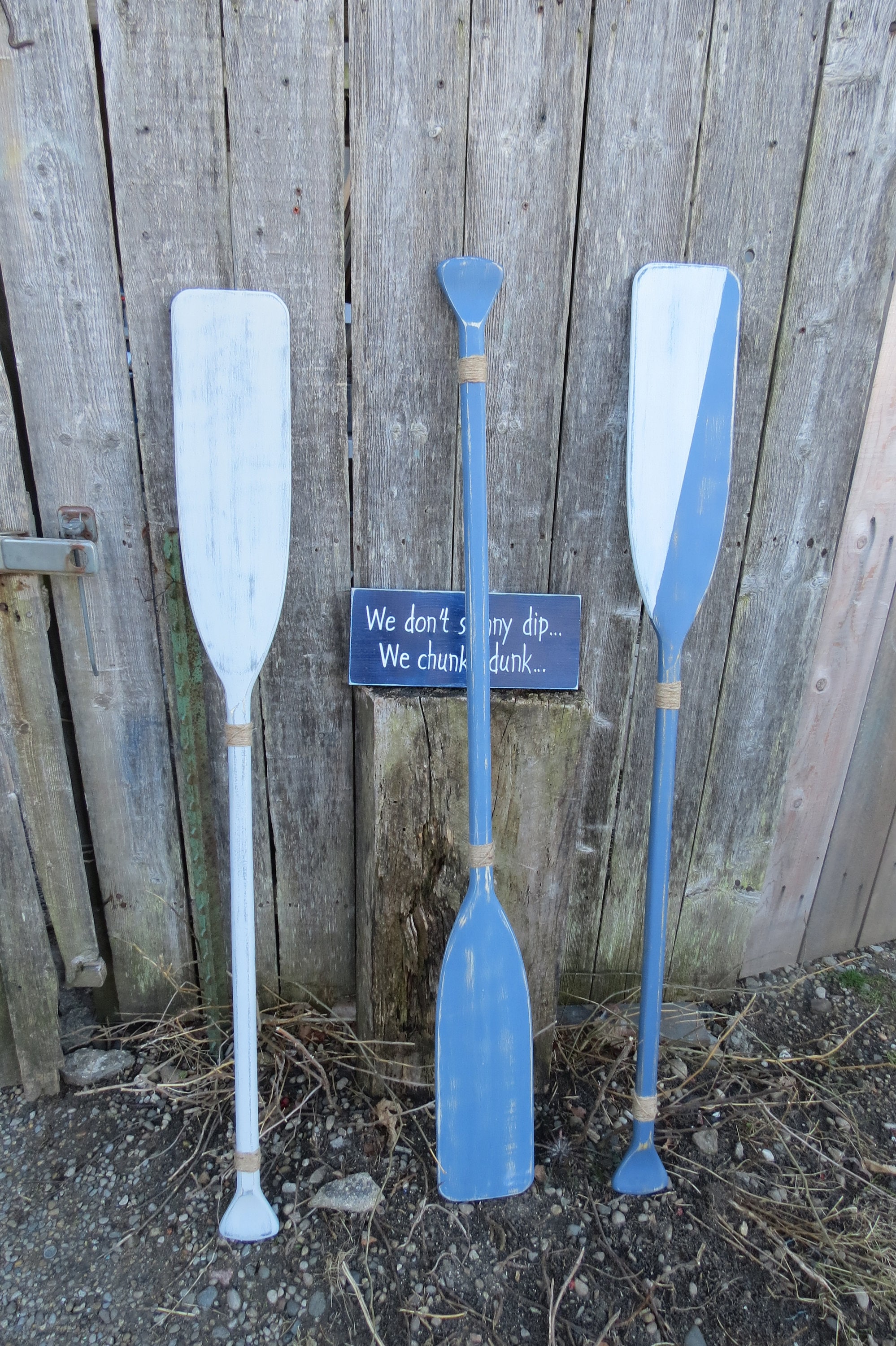 Striped Oar Wall Decor