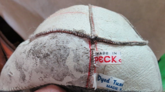 Sheepskin hat, vintage, Tuscan Italy Sherpa Shear… - image 5