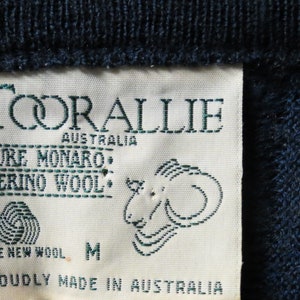 Vintage Toorallie Coogi Style Sweater. Australian Merino wool-size Mens M image 5