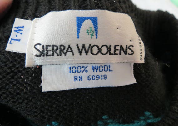 Vintage 1980's  Sierra Woolens Womens Ski Sweater… - image 3