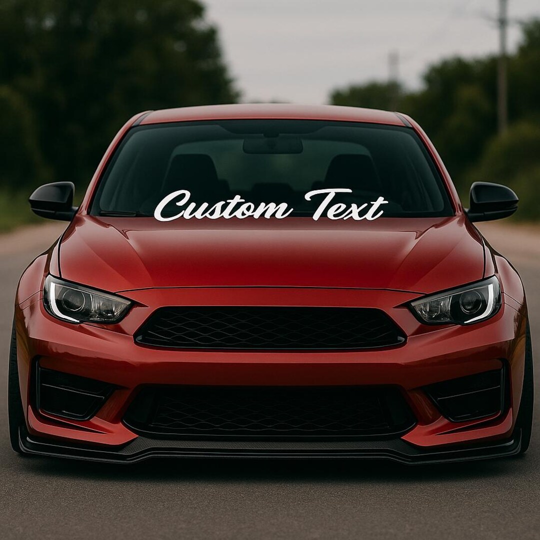 Custom Text Decal Sticker Vinyl Lettering Personalize Your Own Create ...