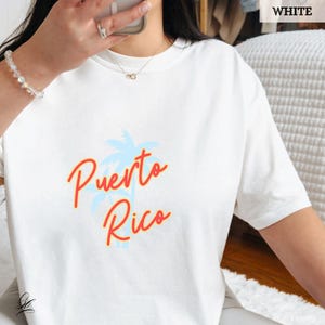 Comfort Colors Puerto Rico Baby Blue Baseball Jersey Inspired Unisex T-shirt, Puerto Rico Shirt, Boricua Pride Shirt, Puerto Rican Retro Tee