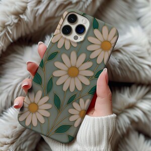 Mozaïek telefoonhoesje, iPhone 16 15 14 13 12 11 Pro Max Plus, glas-in-loodpatroon mobiele telefoonhoesje, verjaardagscadeau voor haar, bloemen telefoonhoesje
