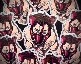 Pup Play Kink Waterproof Sticker