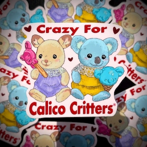 Calico Critters Waterproof Sticker