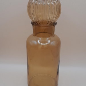 Amber Glass Carafe