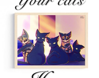 Custom Cat Portrait