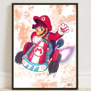 Mario Kart World Print