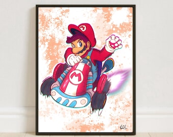 Mario Kart World Print