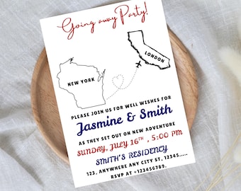 Farewell Party Invitation: Editable Goodbye Invite (Digital Download)