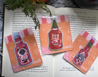 Marcadores de Livro Magnéticos com Molhos para Gatos