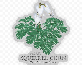 Squirrel Corn Sticker - thick, high-quality vinyl, dishwasher tested, scratch and fade resistant, waterproof sticker