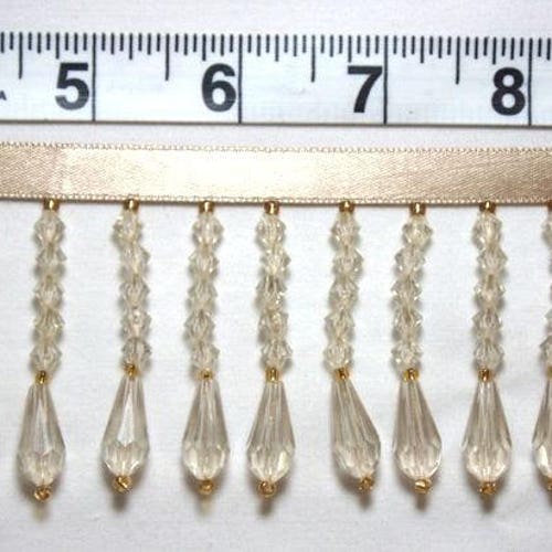 DÉCOPRO 6 (15cm) Chainette Fringe Trim # CF06, Cherry
