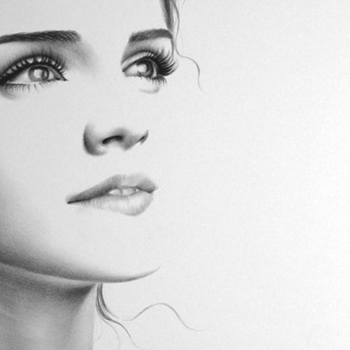 Emma Watson Pencil Drawing Fine Art Portrait PRINT Hand Signed - Etsy
