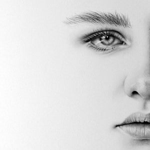 Florence Pugh Bleistiftzeichnung Fine Art Portrait signierter Druck