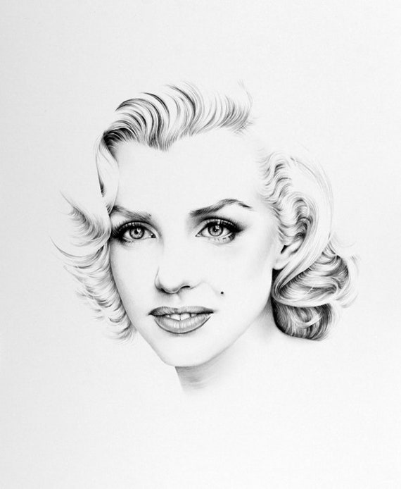 Marilyn Monroe Pencil Sketch