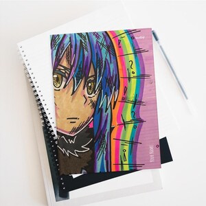 Hardcover Lined Journal Matte Reincarnated as a Slime  Rimuru Tempest Samurai Sketchbook for Student and Anime Lover Lined Notepad for Notes