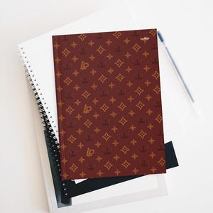 Cuaderno de tapa dura rayado EFT con diseño mate de Louis Peeton Escape from Tarkov, cuaderno de prestigio personalizado para jugadores de PC, diseño de lujo rojo