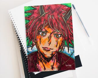 Hardcover Blank Journal Matte Rimuru Tempest That Time I Got Reincarnated as a Slime Benimaru Crimson Circle Notebook Shitara Isekai