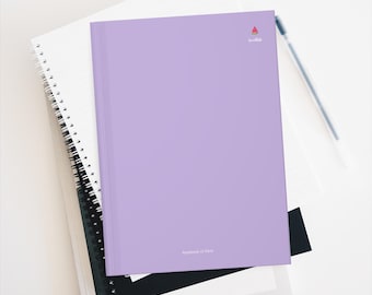 finaltask's Fruit Pastel Hardcover Lined Journal Matte Minimal Personalised Watermelon Lavender Mist Hardcover Notebook