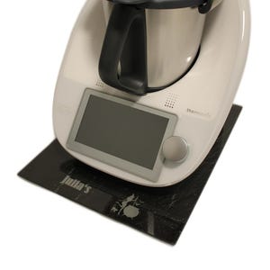 Gleitbrett für Thermomix Küchenmaschine Vorwerk Thermomix TM31 TM5 TM6, Kenwood, Bosch Cookit, Kaffemaschine - Laser Gravur möglich