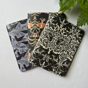 Cuadernos pequeños encuadernados a mano de 13,2 x 10,8 cm / Hechos a mano en EE. UU. / Reciclados y sostenibles / Diario / Regalo para ella / Niños y niñas