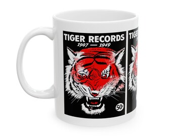 1949 Vintage Detroit Tigers Baseball Records Cover - Ceramic Mug, 11oz