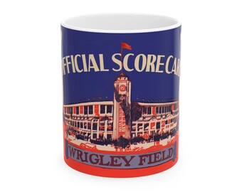 Ceramic Mug, 1937 Pacific Coast League Baseball - Wrigley Field - Los Angeles, Vintage Baseball Fan Gift, Baseball Memorabilia, Sports Lover