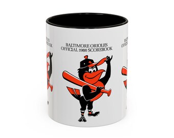 1966 Baltimore Orioles Baseball Scorecard - Colorful Mugs, 11oz