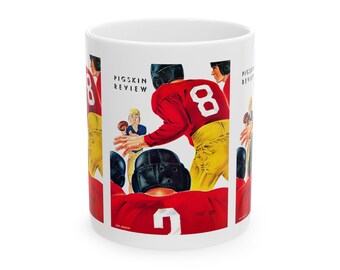 1948 Vintage University of Washington Huskies - University of Southern California Trojans Football Program Cover - Ceramic Mug, 11oz