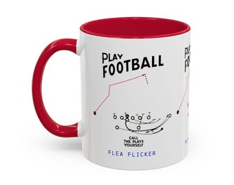 Play Football - Flea Flicker - Colorful Mug, 11oz