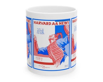 Ceramic Mug, 1934 Baseball Yale-Harvard, Sports Fan Gift for Baseball Enthusiasts, Vintage Baseball Game Memorabilia, Collectible Mug,