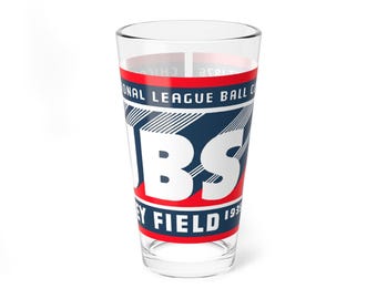 Mixing Glass, 16oz - 1935 Baseball Chicago Cubs Vintage Barware Collector Gift, Retro Drinkware, Baseball Fan, Sports Memorabilia Decor,